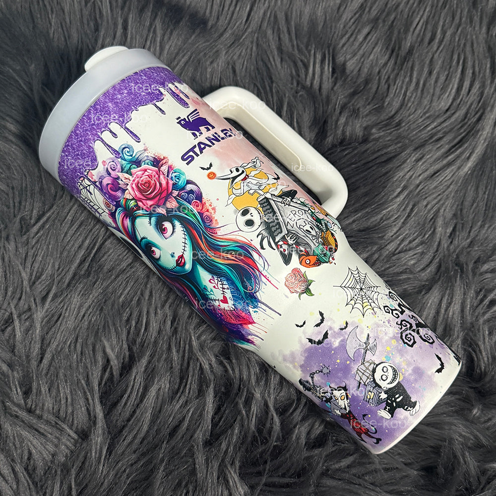 Sally x Jack Skellington 40oz Tumbler