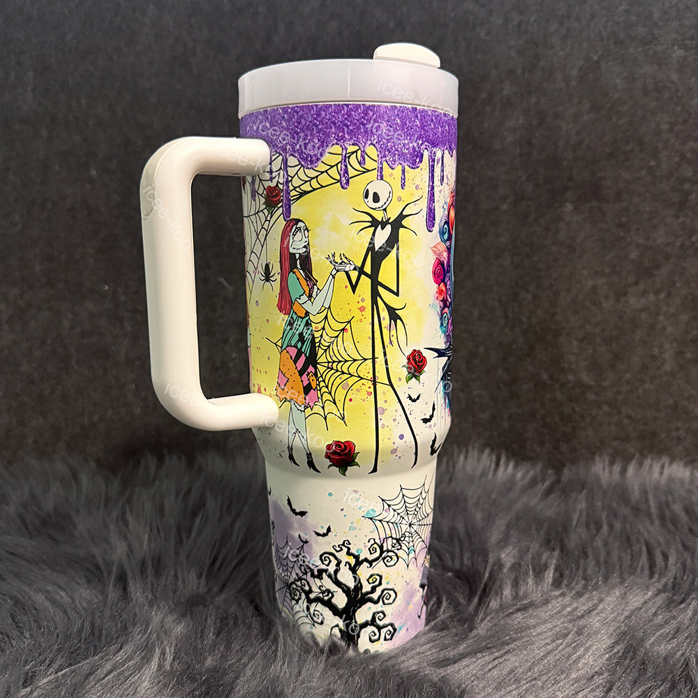 Sally x Jack Skellington 40oz Tumbler