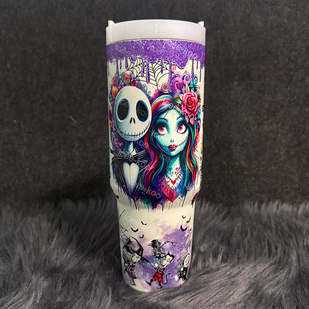 Sally x Jack Skellington 40oz Tumbler
