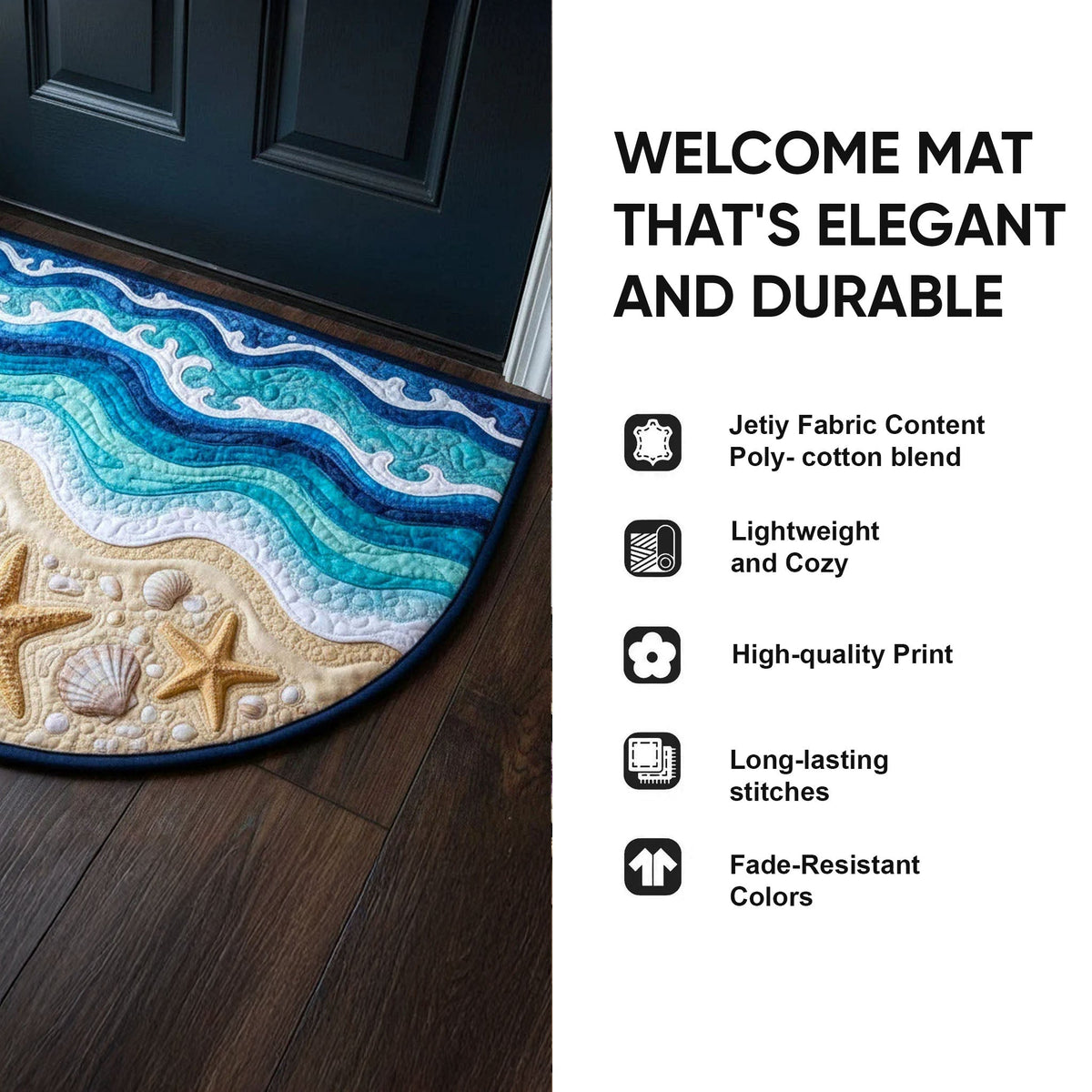 Irish Shamrock Quilted Welcome Mat GFTOTP16717