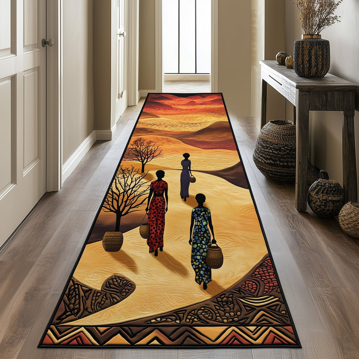 African Sunlight Runner Rug GFTOMA5913