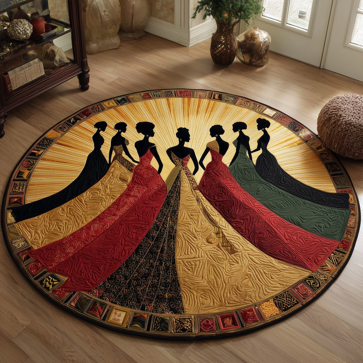 Soulbound Roots Quilted Round Mat GFTOTL4984