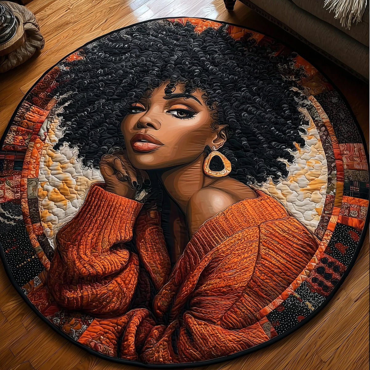 Soulbound Roots Quilted Round Mat GFTOTL4984