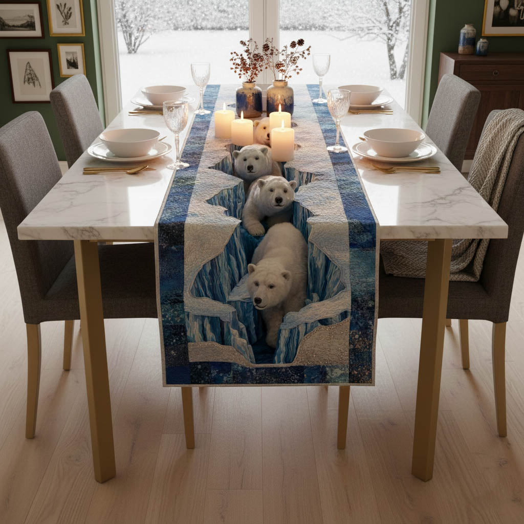 Polar Bear Quilted Table Runner GFTONT5194