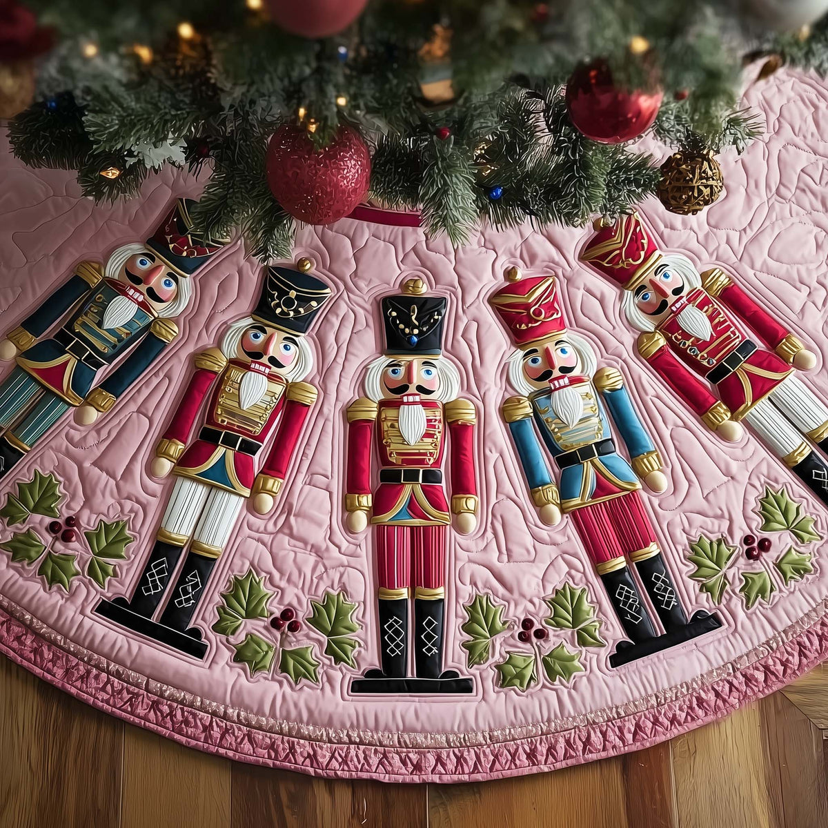 Nutcracker Parade Quilted Tree Skirt GFTOTP14712
