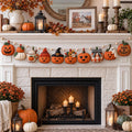 Patchwork Pumpkin Custom Shape Quilted Garland GFTOTP21582