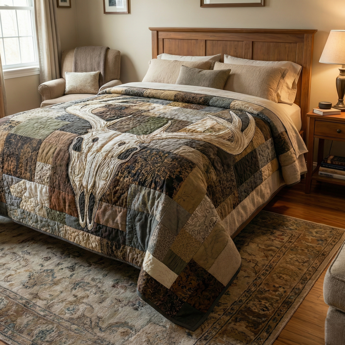 Deer Serenity Quilted Blanket GFTOTP15490