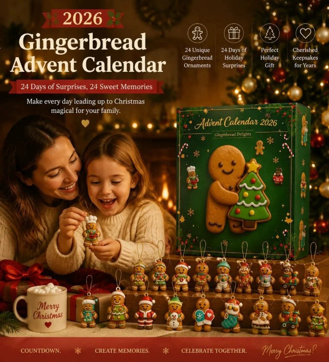 CHRISTMAS KICKOFF 50% OFF - Christmas Advent Calendar 2026 - 24-Day Festive Countdown, Acrylic Charms Blind Box - AC0NT222