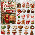 CHRISTMAS KICKOFF 50% OFF - Christmas Advent Calendar 2026 - 24-Day Festive Countdown, Acrylic Charms Blind Box -Gifts for Candy House Enthusiasts  AC0NT227