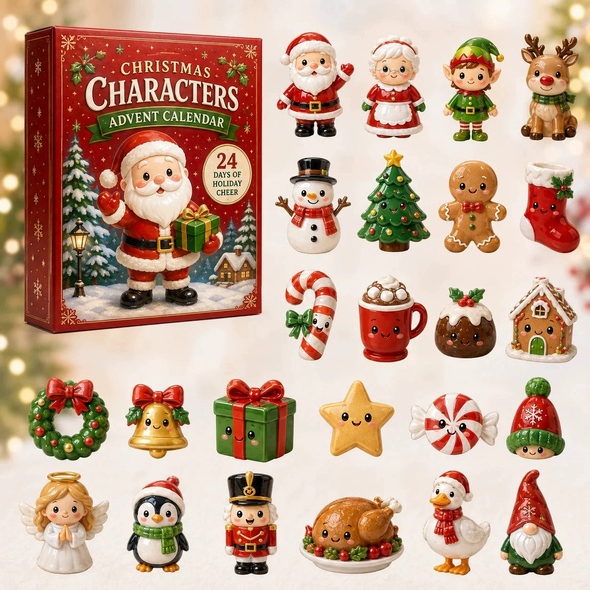 Other styles on the homepage CHRISTMAS KICKOFF 50% OFF - Christmas Advent Calendar 2026 - 24-Day Festive Countdown, Acrylic Charms Blind Box - AC0NT220
