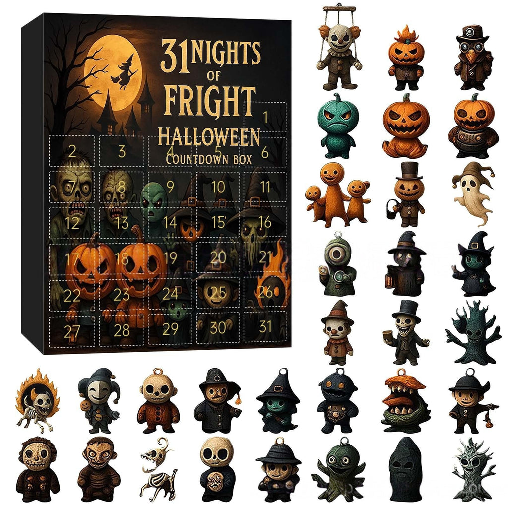 KICKOFF 50% OFF - Blind Box Halloween countdown 2026 - 31-Day Festive Countdown, Acrylic Charms Blind Box -  AC0NT236