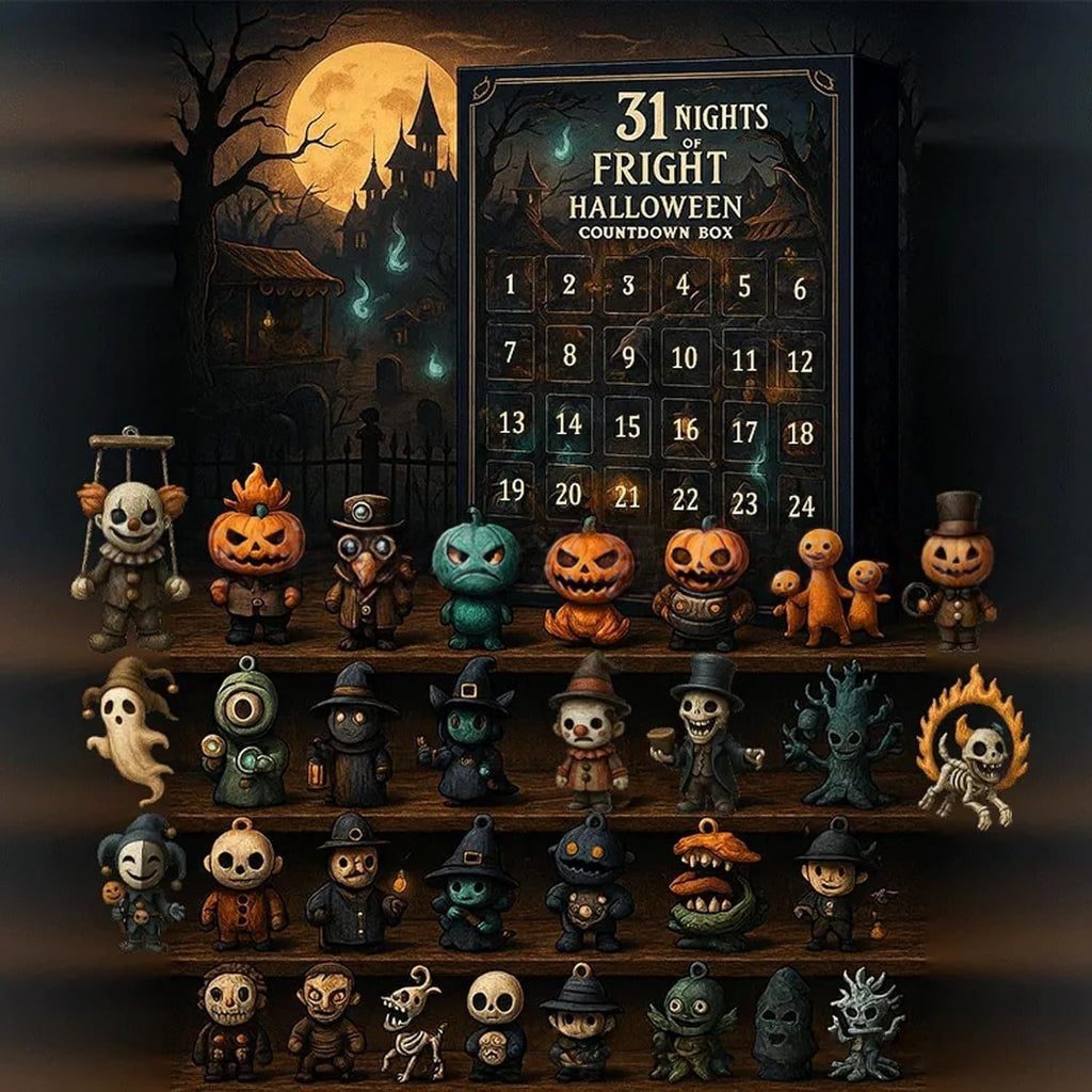 KICKOFF 50% OFF - Blind Box Halloween countdown 2026 - 31-Day Festive Countdown, Acrylic Charms Blind Box -  AC0NT236