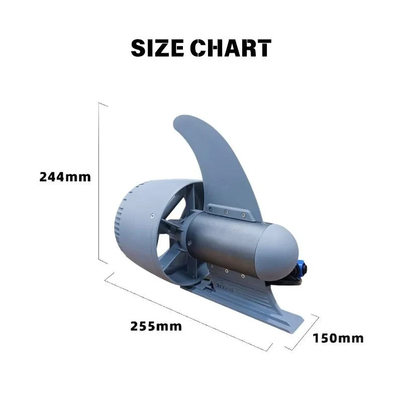 Y02 Wireless Electric SUP Thruster | Wrist Remote Controlled Paddle Board Motor for Lakes, Rivers & Calm Coastal Waters