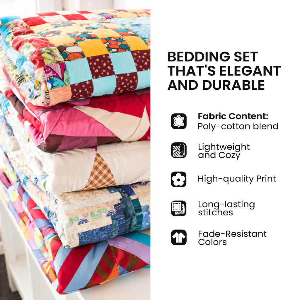 Hunting and Fishing Life 3-Piece Quilted Bedding Set GFTOPND1051
