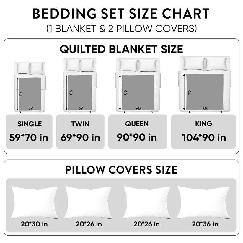Hunting and Fishing Life 3-Piece Quilted Bedding Set GFTOPND1051