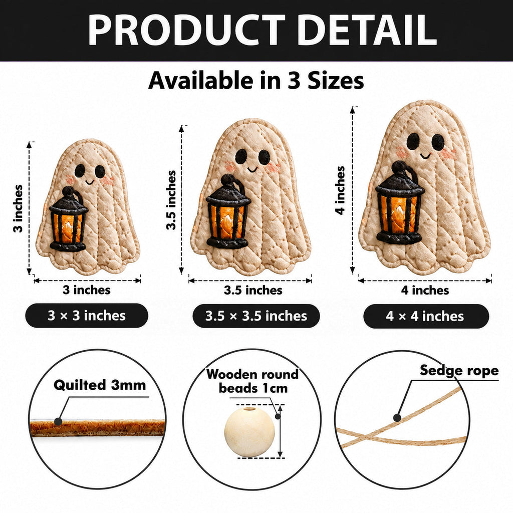 Patchwork Pumpkin Custom Shape Quilted Garland GFTOTP21582